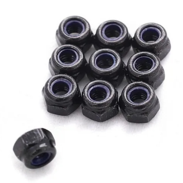 Black Nylock nut