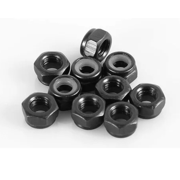 Black Nylock nut - Image 2